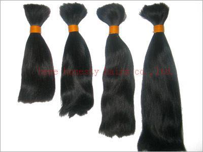 China 100% Human remy hair bulk for sale