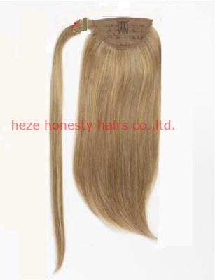 China Wave hair ponytail 100% human hair for sale