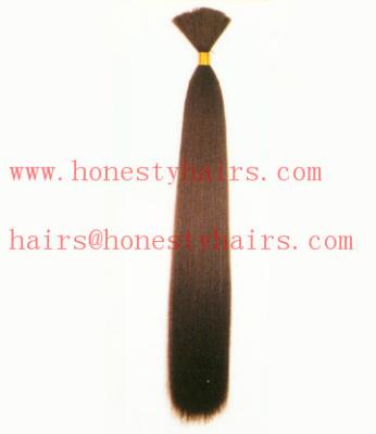 China 100% Human remy hair bulk remy and non-remy color can be selected by your opinion for sale