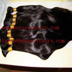 China 100% Human hair bulk remy and non-remy color can be selected by your opinion for sale