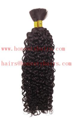 China 100% Human hair bulk, remy extensions,color can be selected by your opinion for sale