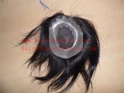 China 100% Remy human hair Toupee for men, Brazilian hair/India hair/ length 4