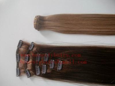 China 100% REMY hair extension, Clips in hair extension 8