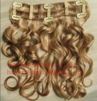 China 100% REMY hair extension, Clips in hair extension 8