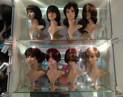 China Full skin natural 100% human hair wig/full lace/front lace/ machined/hand tied wigs for sale