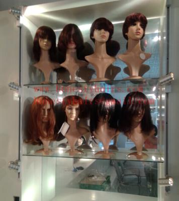 China Full skin natural 100% human hair wig/full lace/front lace/ machined/hand tied wigs for sale