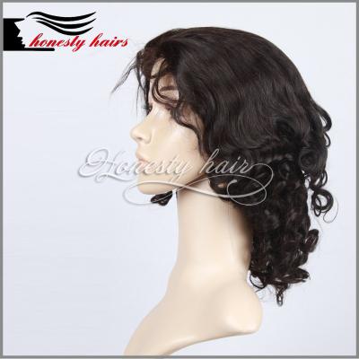 China Brazilian hair front lace wig,100% remy hair wig, front lace wig can be customized. for sale