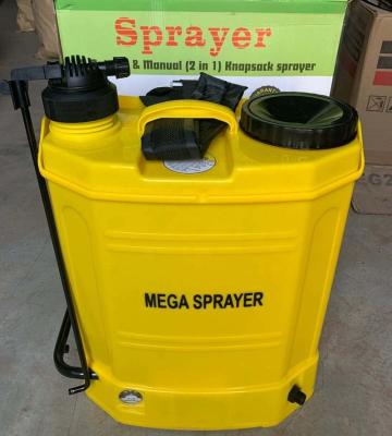 China Agriculture Farming Manual Battery 2 in 1 Backpack Sprayer for sale