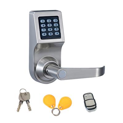 China Zinc Alloy Smart Home Remote Control Door Lock With RF Card for sale