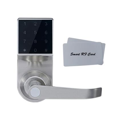 China Outdoor zinc alloy smart lock with code and rfid card for sale