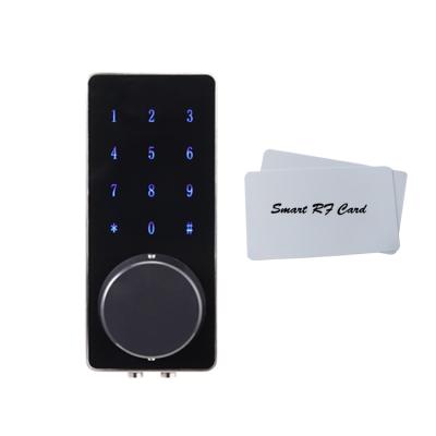 China Zinc Alloy RFID Card Door Lock Touch Screen Electronic Code Lock for sale