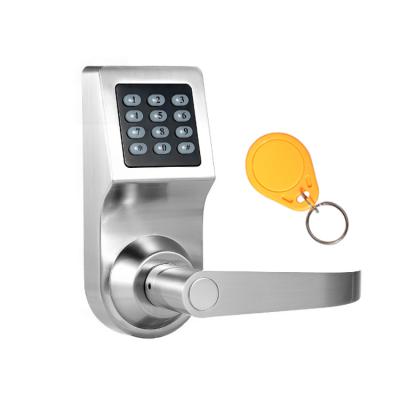 China New RFID Card Zinc Alloy Safe Electronic Smart Door Lock With Password for sale