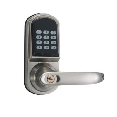 China Zinc Alloy Keyless App Lock Ttlock Passcode Locks Digital Euro Smart Door Locks for sale