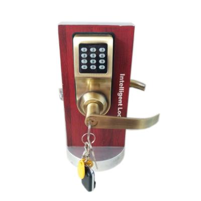 China hotel code lock rfid security card reader zinc alloy door lock for sale