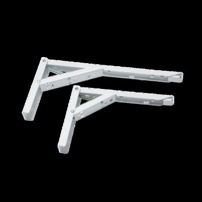 China Iron / Stainless Steel # 304 L Type Wall Mounting Metal Folding Support for sale