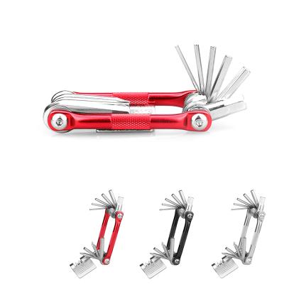 China Tools Bike Multifunctional Riding Tire Repair Kit Accessories Repair Tool Combination Mountain Bike Repair Kit for sale