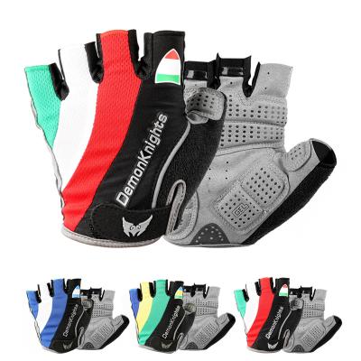 China Comfortable Outdoor Cycling Gloves Bike Half-Finger Gloves Mountain Bike Short-Finger Sports Gloves Breathable Non-Slip Shock Absorption for sale