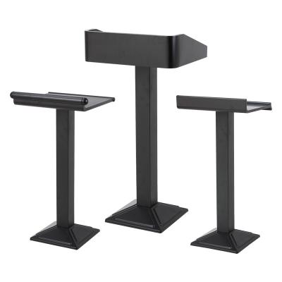 China Modern black single podium stand for sale