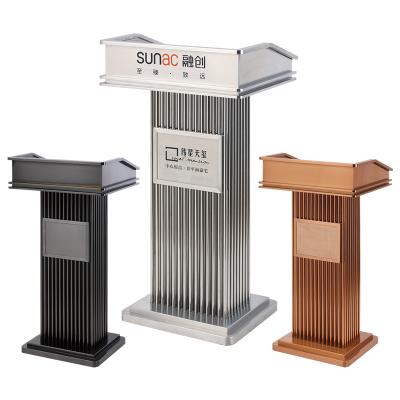 China Modern black single podium stand for sale