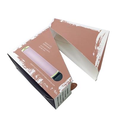 China Recyclable Colorful Rectangular Contact Smelling Matt Lamination Gift Glue Box for sale