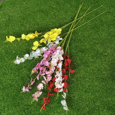 China Bulk Dancing Home Orchid Decoration Hotel Hotel Flowers The Artificial Flowers Fabric Tulip Flowers For Large Outdoor Decoration Arch Vase Cheap for sale