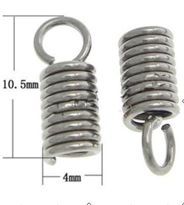 China Chain Necklace Diy Jewelry Crimp Stainless Steel Terminators Cone End For For DIY Bracelet Necklace Jewelry End Connector Accessories for sale