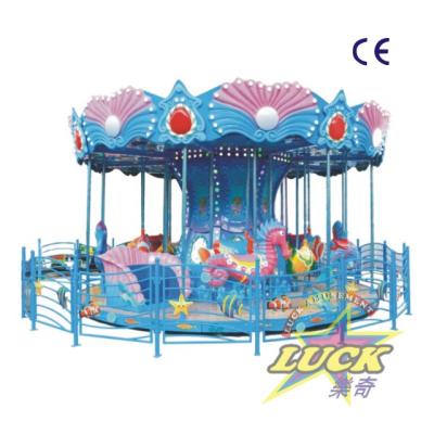 China Factory Sale Various Carousel Toy China Amusement Rides Manufacturers 16 (75kg/person) Carousel for sale