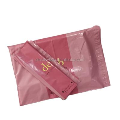 China High Quality Strong Adhesive Pink Poly LDPE Mailer Plastic Bags For Clothing for sale