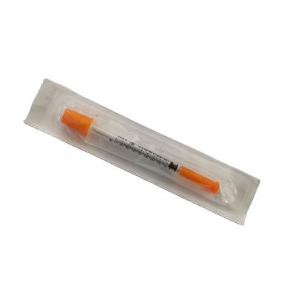 China PP syringe for insulin insulin syringe u100 disposable insulin syringe 30g*8mm for sale