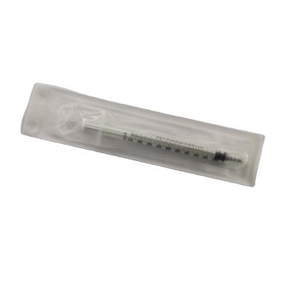 China Sterile PP+SUS304 1ml Syringe Luer Lock Tip Vaccine Syringe 1ml Luer Lock Syringe 1ml for sale