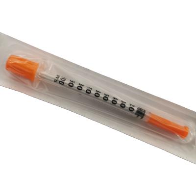 China Assemble With Insulin Pen Professional Made Disposable Insulin Syringe 0.5ml 30g Disposable Syringe Insulin for sale