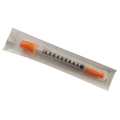 China - Provide reasonable price 0.1 ml 0.3 ml disposable insulin syringe with needle for sale