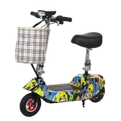 China patineta unisex electrica scooter manufacturer directly sells 2021 scooter mini folding electric bicycle for sale