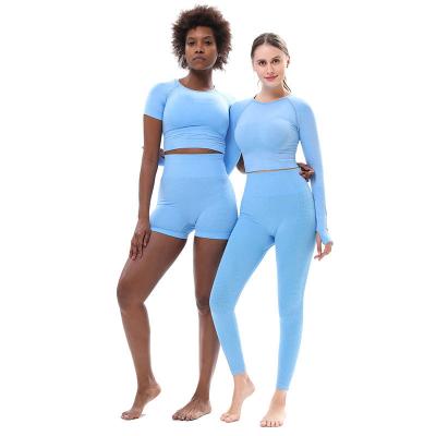 China Wholesale Hot Selling Seamless Yoga And Pilates Gym Fitness Suit Women Sportswear for sale