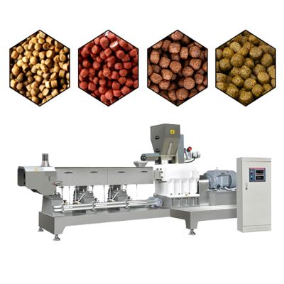 China Automatic Floating Feed Machinery Pet Food Fish Etc. dog feed production line for sale