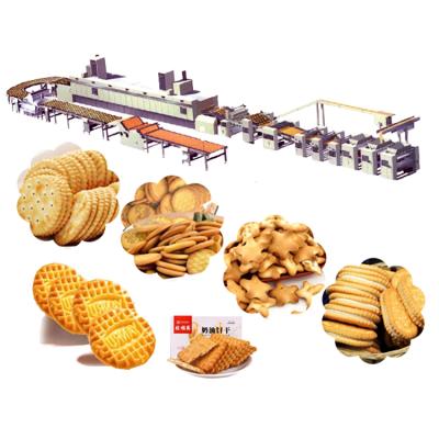 China Hot Selling Full Automatic High Temperature Stainless Steel Biscuit Making Machine Production Line for sale