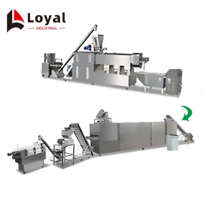 China Full Automatic Food Energy Bar Making Plant Bread Crumb Making Machine Twin Screw Extruder Bread Crumb Processing Line for sale