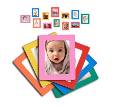 China Shape Frame Promotional Fridge Magnets Wholesale Magnet Picture Frame for sale