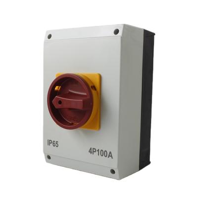 China 2021 Hot New Waterproof ABS+PA66 Switch IP 65 Electrical Isolator Switch for sale