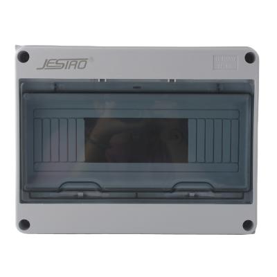 China Outdoor ABS Using HV 12Ways Electrical Waterproof ABS Distribution Box With Copper Bar for sale