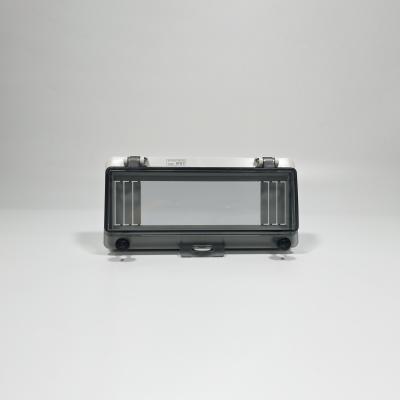 China High quality IP66 196*101*28mm waterproof transparent window cover junction box for sale