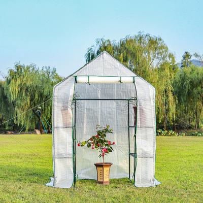 China Easily Assembled Portable rain resistant low cost growing tent outdoor miniature decorative winter greenhouse for plant for sale