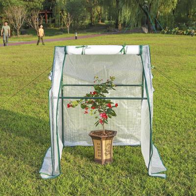 China Easily Assembled Outdoor greenhouse plastic film uv resistant eco friendly small green house for herb for sale