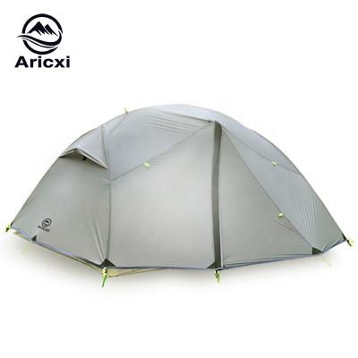 China Aricxi CREST 3 Person Ultralight Outdoor Ultralight Camping Tent Waterproof Aluminum 3 4 Pole Backpack Tent Seasons for sale