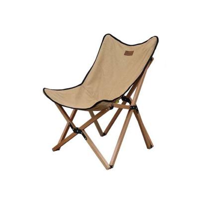 China 2020 New Beech Portable High Quality Folding Chair Barbecue Balcony Leisure Chair Simple Travel Outdoor Camping Outdoor Beach Chair. for sale