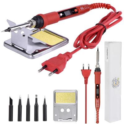 China JCD908S 80W LCD Display Electric Soldering Iron 110V/220V Adjustable Temperature Soldering Irons en venta