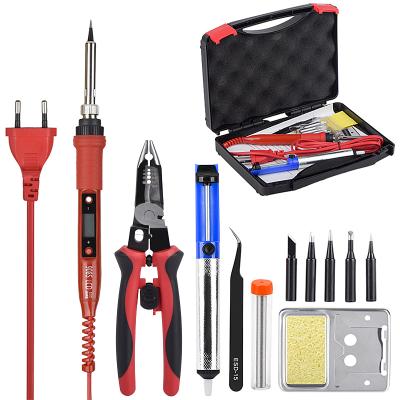 China Home Electric Soldering Iron Welding Kits Controller Kit With Combination Pliers Use 110V 220V Iron Temperture en venta