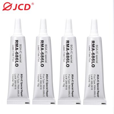 China Original PCB JCD Solder Paste RMA-686 Solder Paste For BGA SMT Rework Advanced Lead Free oli Flux For 10cc Soldering en venta