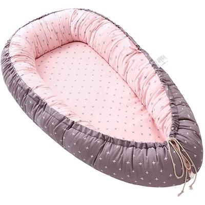 China Boat Shape Bumpers Keep Your Baby Safe When Sleeping Double Sided Infant Crib Bedding Set Co-Sleeper Baby Crib Bedding Set Nest Crib Bedding Set baby (the pillow not included in the price) for sale