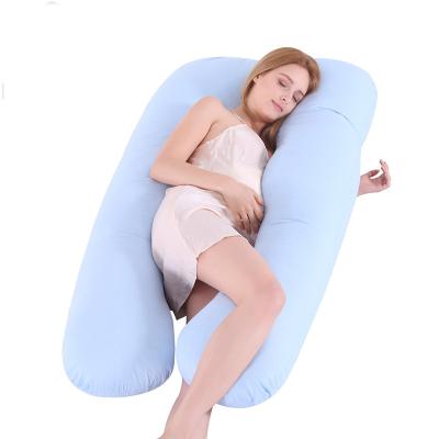 China Luxury Large Size Folded U-Shape Pregnancy Pillow For Women Body Maternity Pillow For Customs Maternity Pillows With Side Support for sale